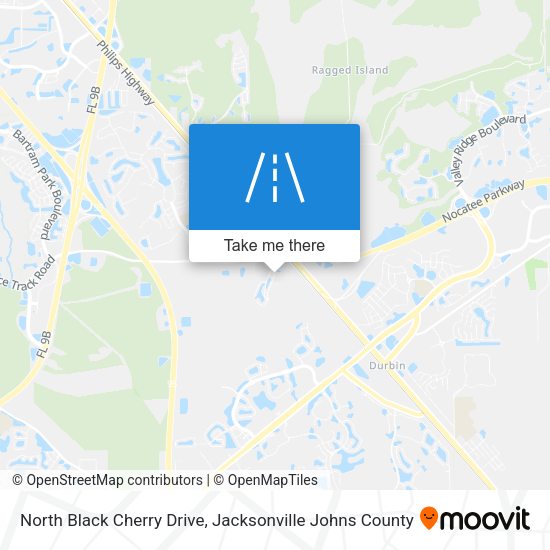 North Black Cherry Drive map