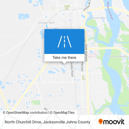 Mapa de North Churchill Drive