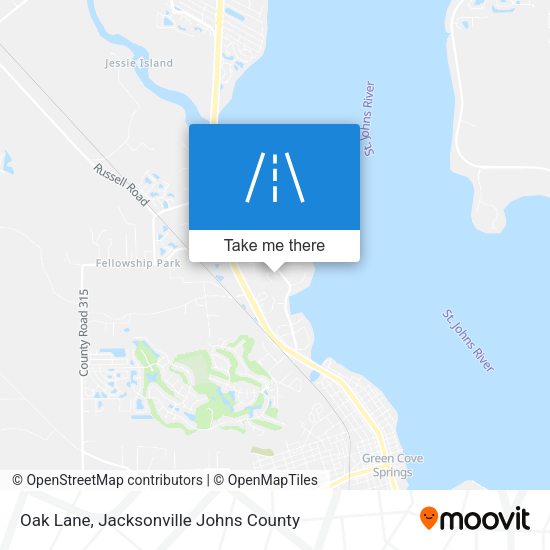 Mapa de Oak Lane
