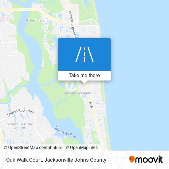 Oak Walk Court map