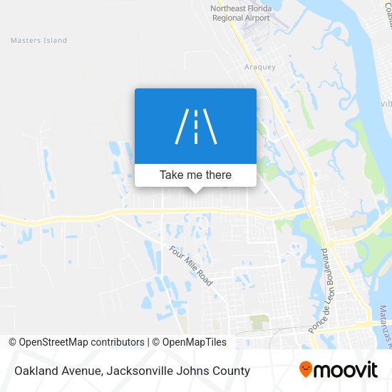 Mapa de Oakland Avenue