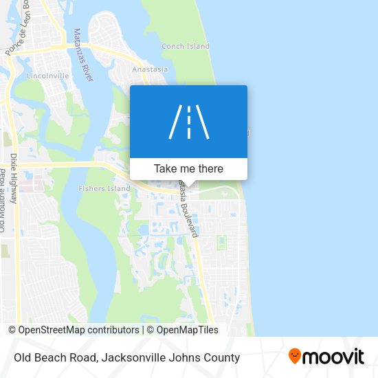 Old Beach Road map