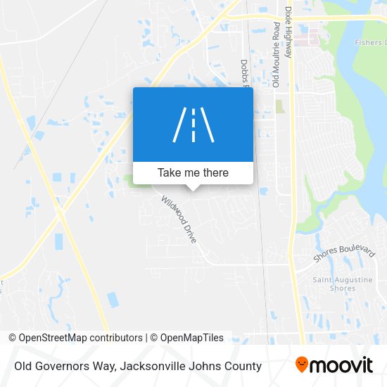Old Governors Way map