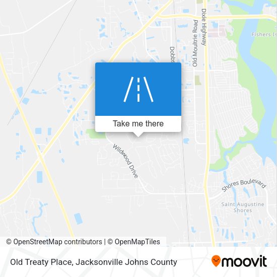 Old Treaty Place map