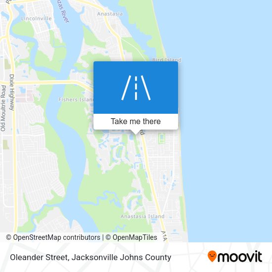 Oleander Street map