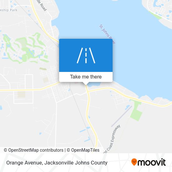Orange Avenue map