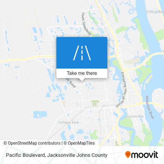 Mapa de Pacific Boulevard
