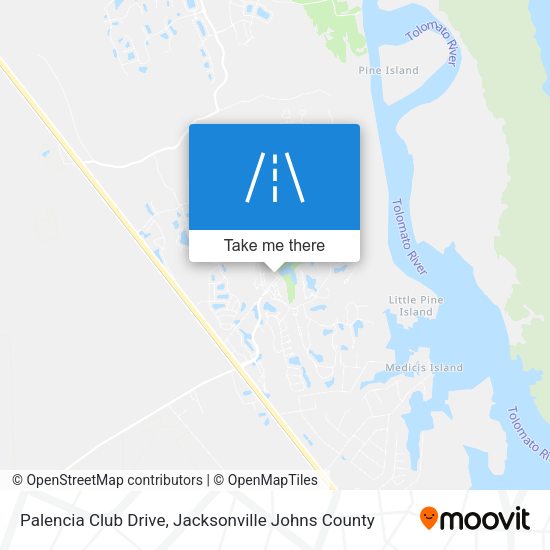 Palencia Club Drive map