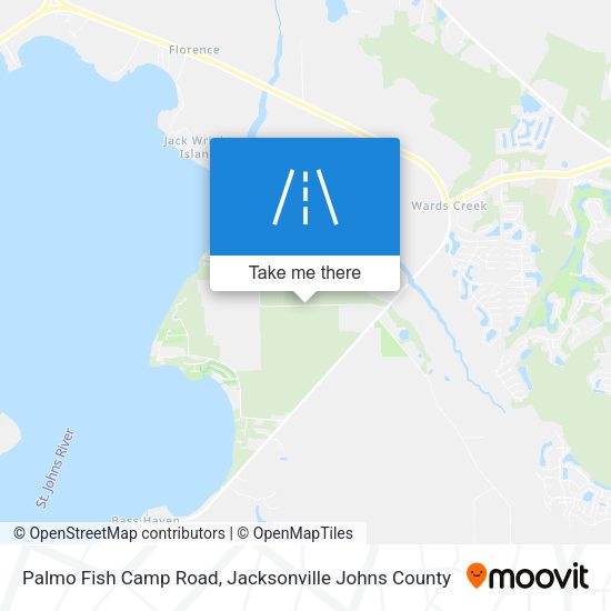 Mapa de Palmo Fish Camp Road