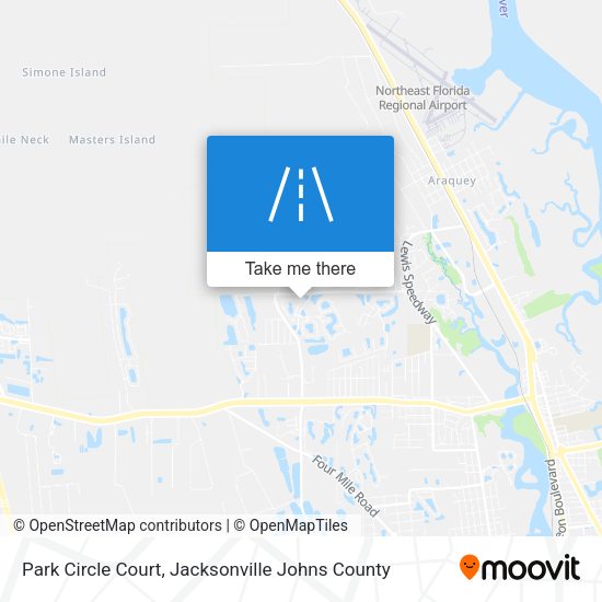 Mapa de Park Circle Court