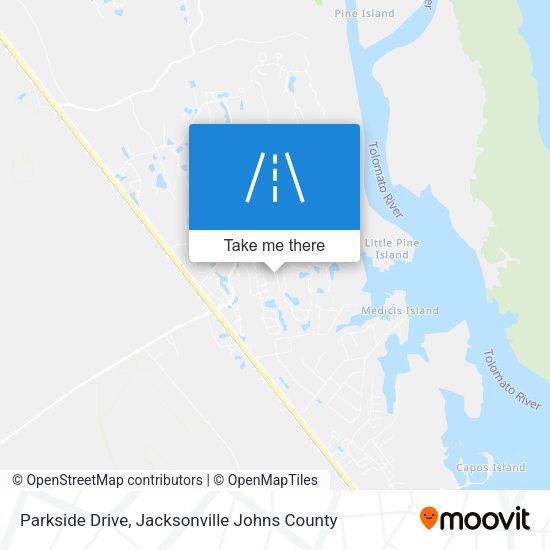 Parkside Drive map