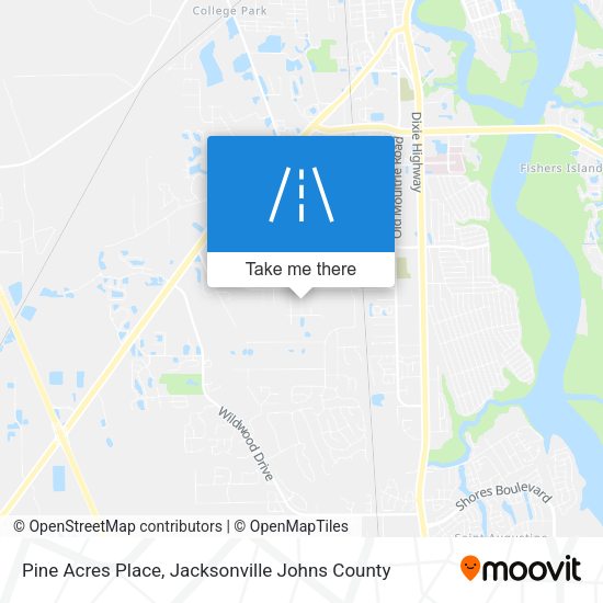 Pine Acres Place map