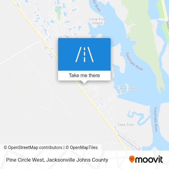 Mapa de Pine Circle West