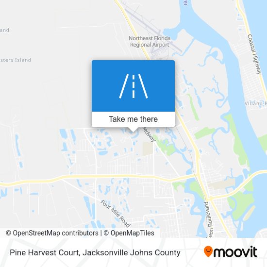 Pine Harvest Court map