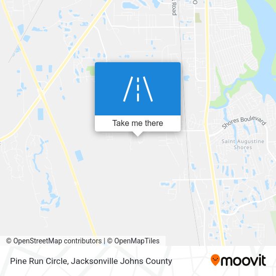Mapa de Pine Run Circle