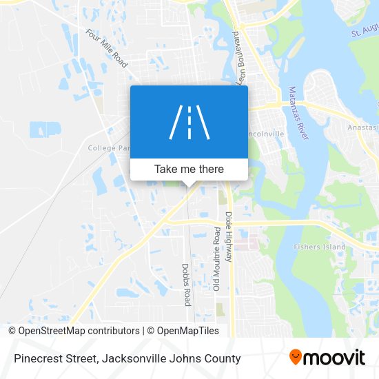 Mapa de Pinecrest Street