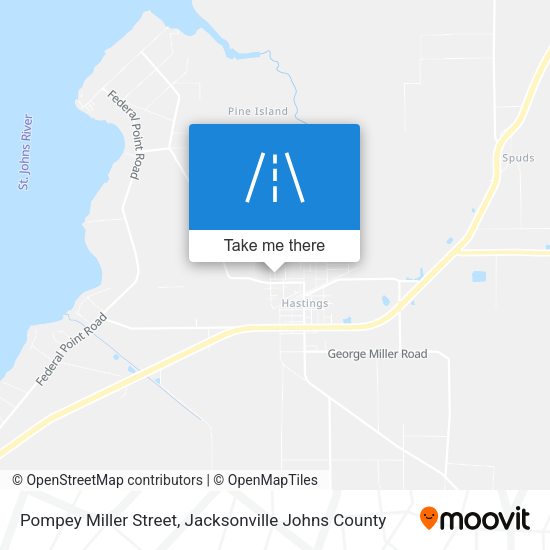 Mapa de Pompey Miller Street