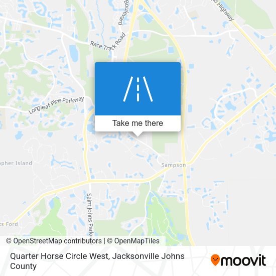 Quarter Horse Circle West map