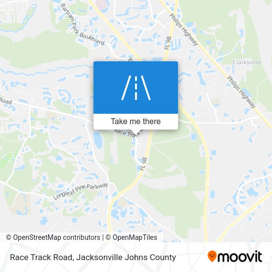 Mapa de Race Track Road