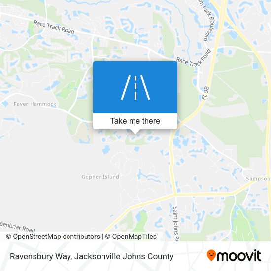 Ravensbury Way map