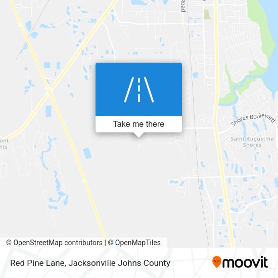 Red Pine Lane map