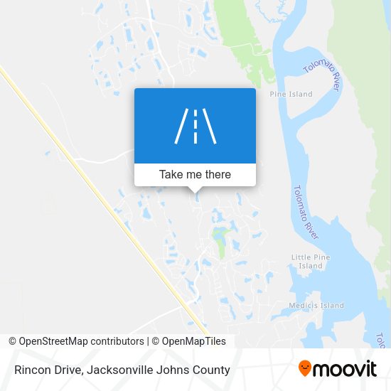 Mapa de Rincon Drive