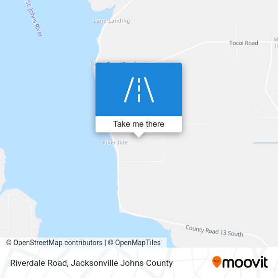 Riverdale Road map