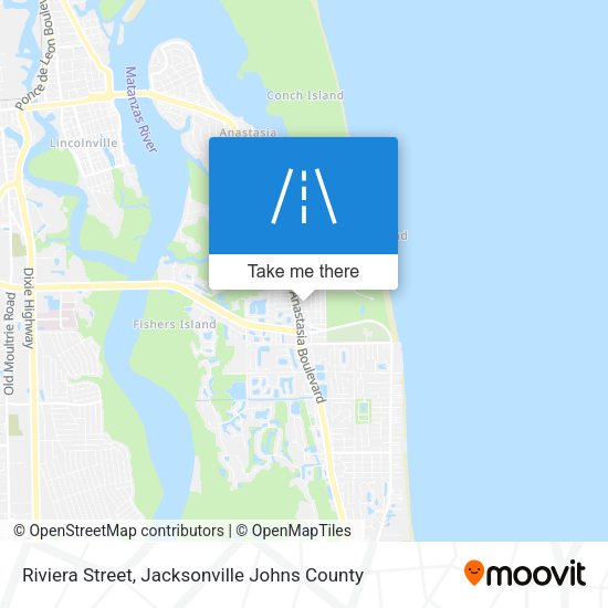 Riviera Street map