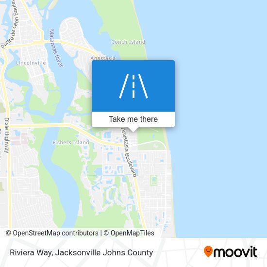 Riviera Way map