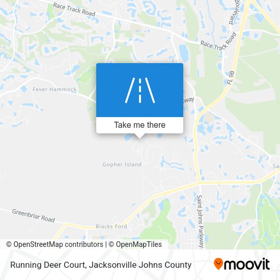 Running Deer Court map