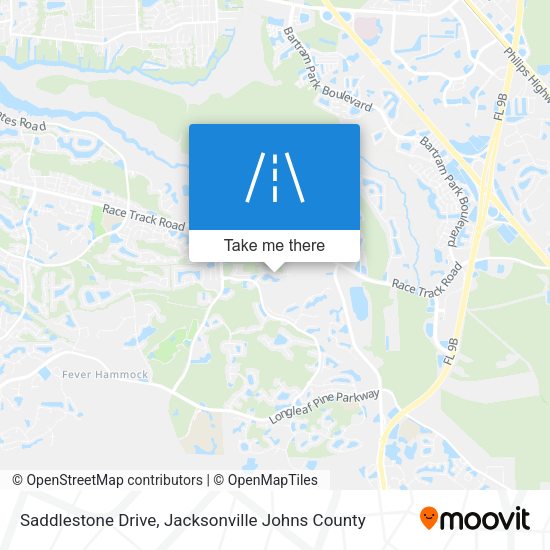 Saddlestone Drive map