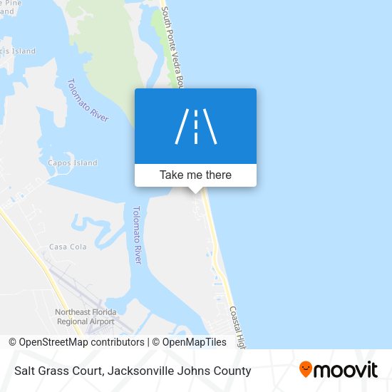 Salt Grass Court map
