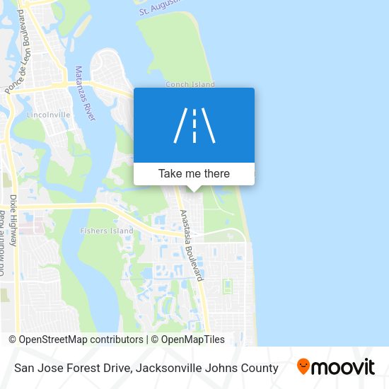 Mapa de San Jose Forest Drive