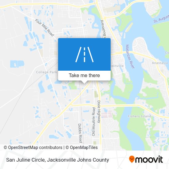 San Juline Circle map