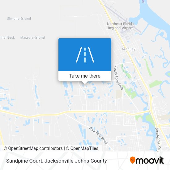 Sandpine Court map