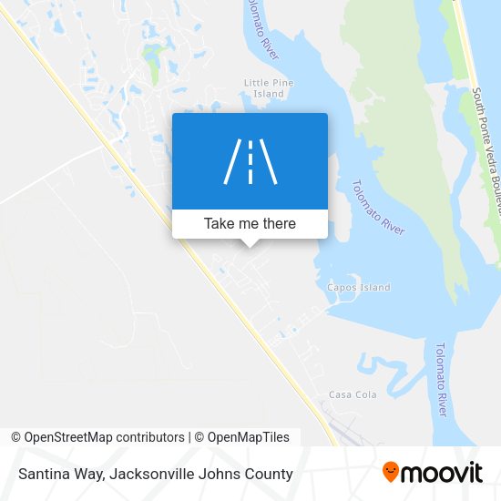 Santina Way map