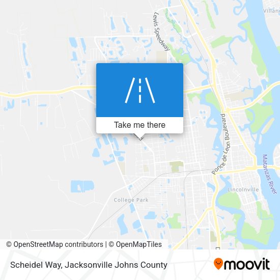 Scheidel Way map