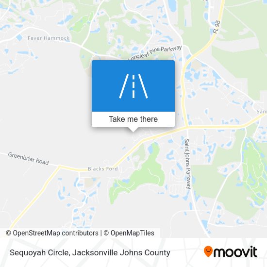 Sequoyah Circle map