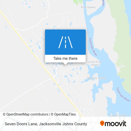 Mapa de Seven Doors Lane