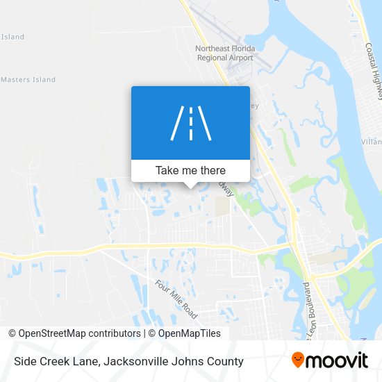 Mapa de Side Creek Lane