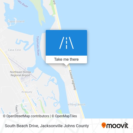 Mapa de South Beach Drive