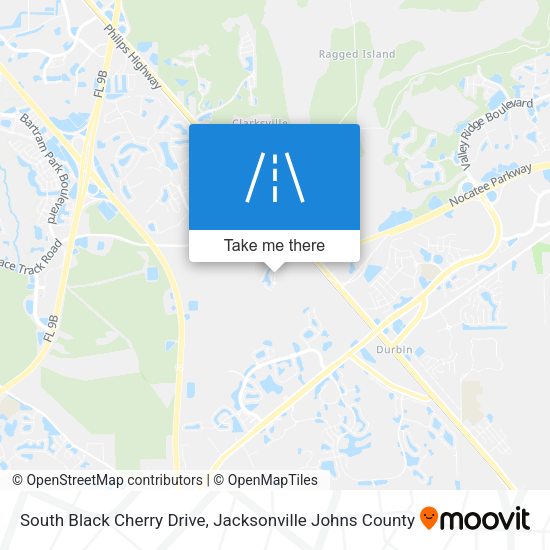 South Black Cherry Drive map