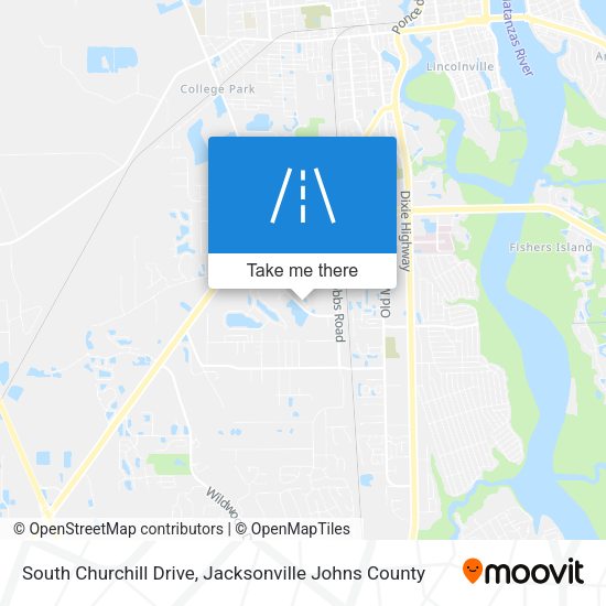 South Churchill Drive map