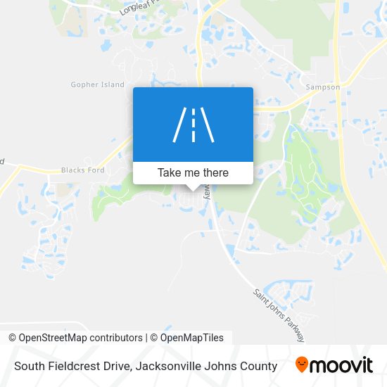 South Fieldcrest Drive map