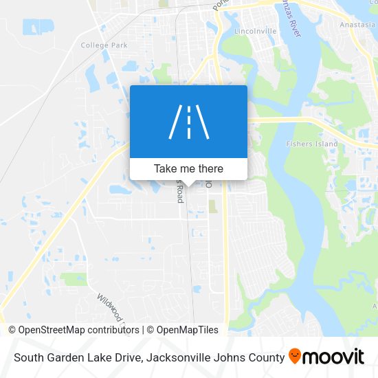 Mapa de South Garden Lake Drive