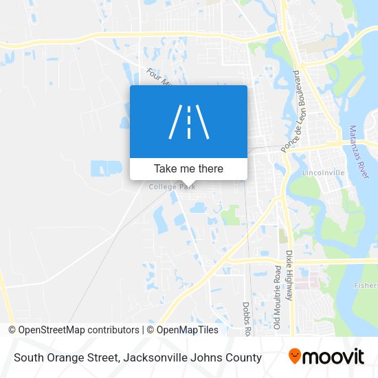 South Orange Street map