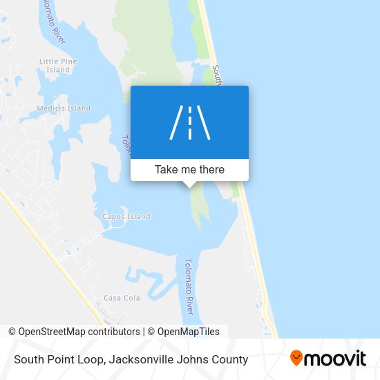 South Point Loop map