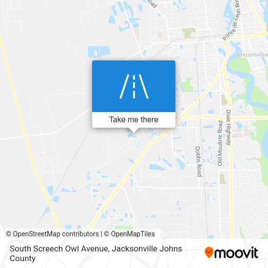 Mapa de South Screech Owl Avenue