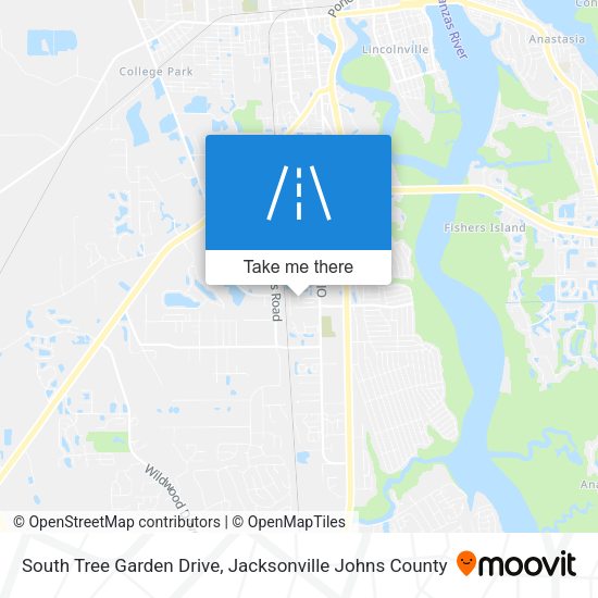 South Tree Garden Drive map