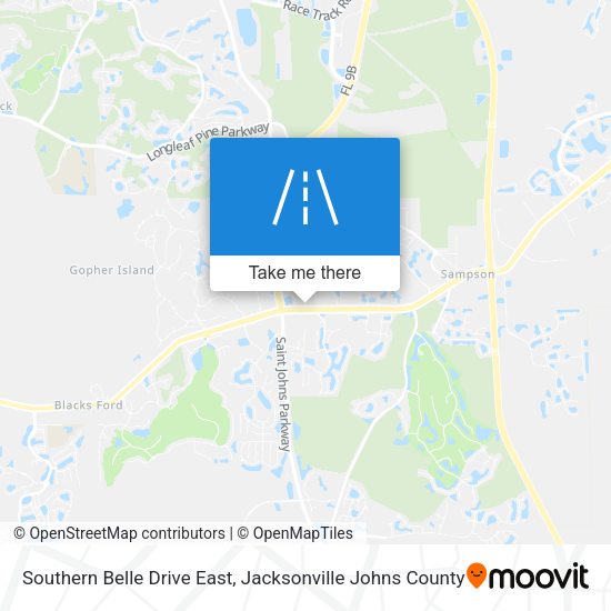 Mapa de Southern Belle Drive East